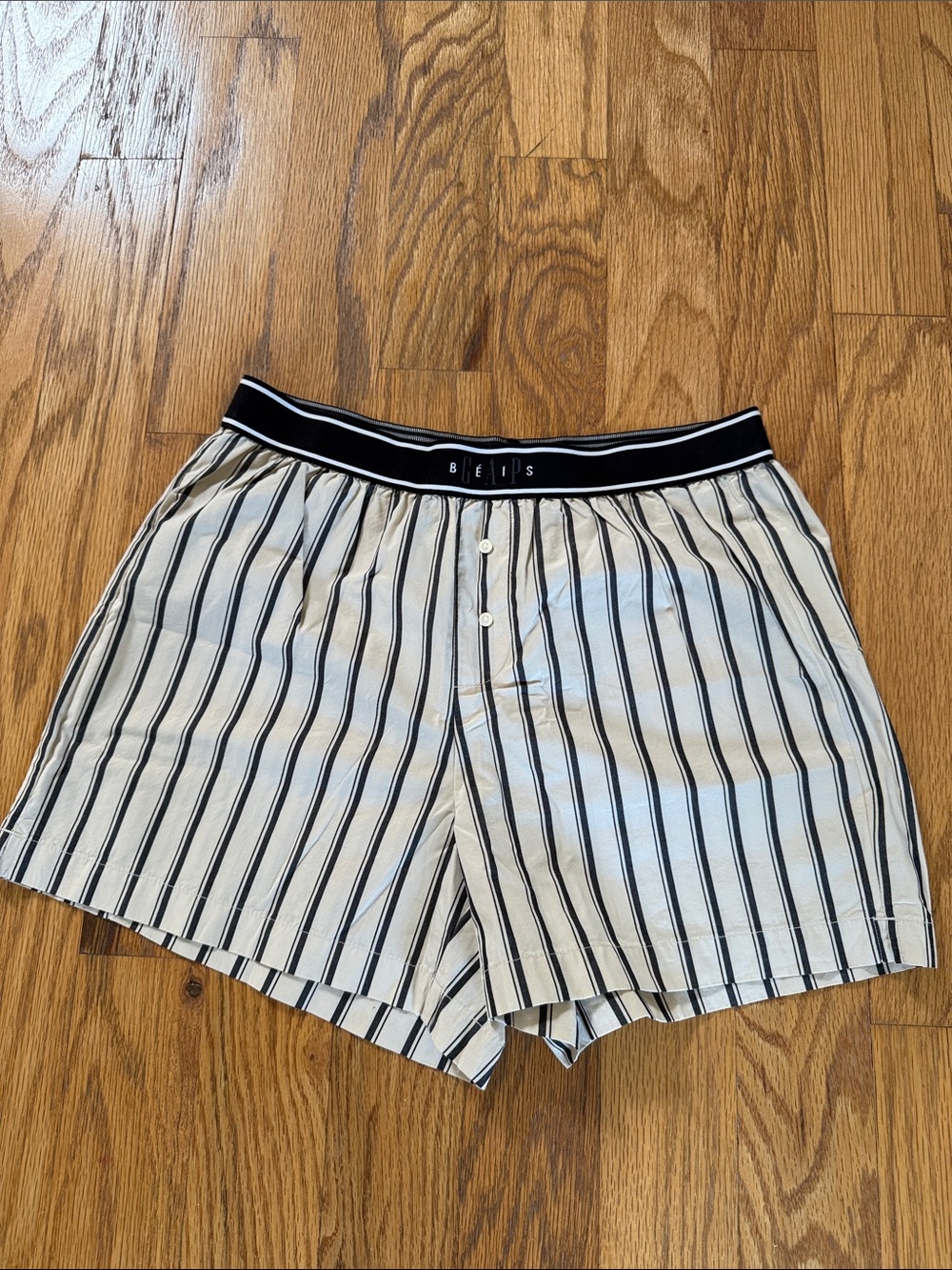GAP x Beis Collab Striped Cotton Boxer Short